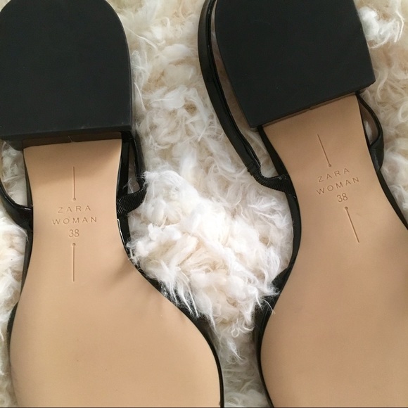 ZARA black leather flats - Picture 5 of 5